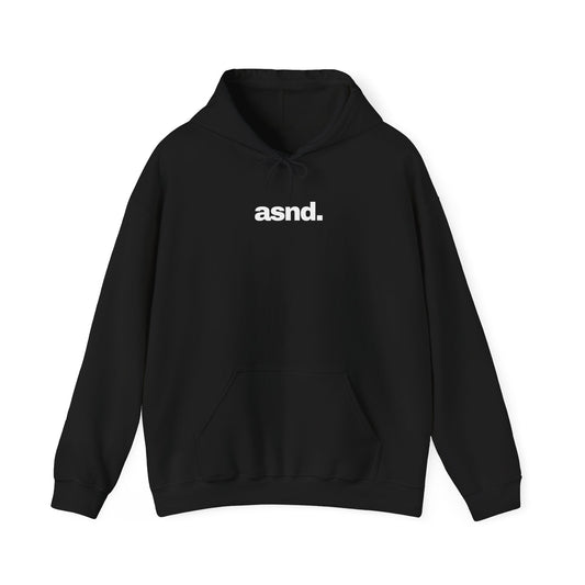 Hooded Sweatshirt - White Letters